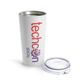 20oz stainless steel tumbler with glossy finish and TechCon SoCal branding