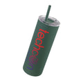 Modern black tumbler with double-wall insulation and TechCon branding