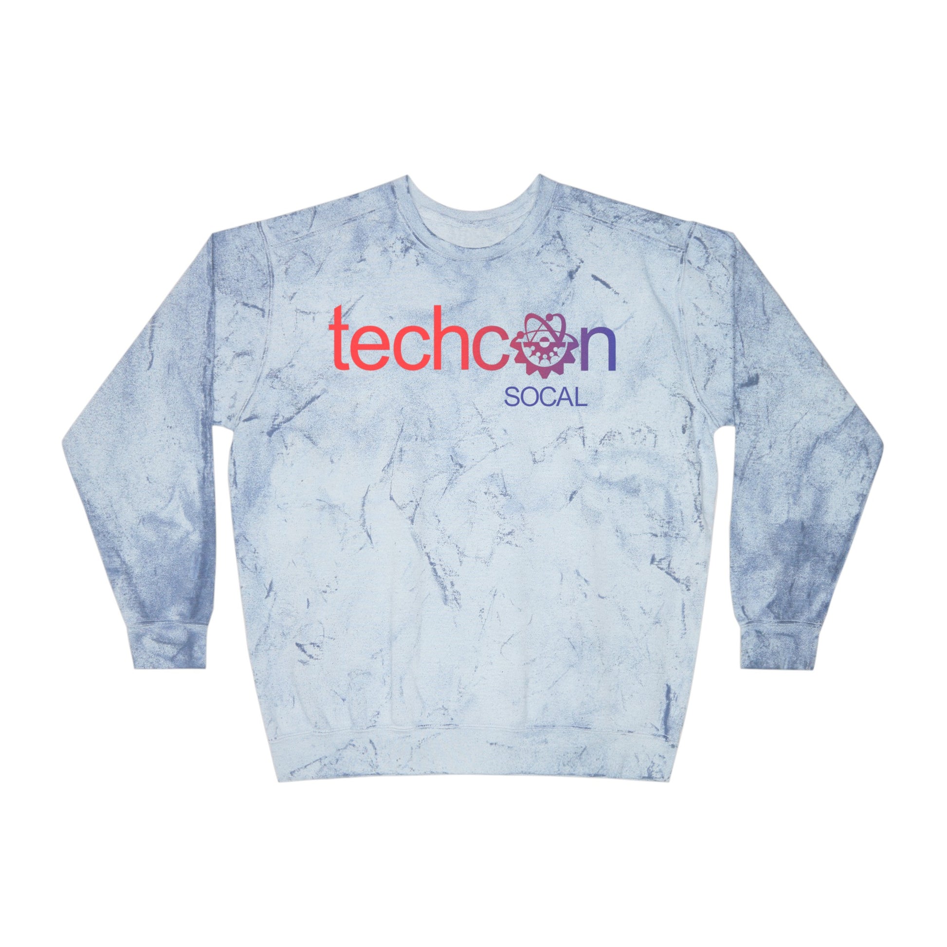Ring-spun cotton polyester color blast sweatshirt