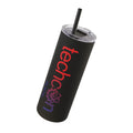 Slim, non-tapered tumbler designed for hot and cold drinks – matte finish