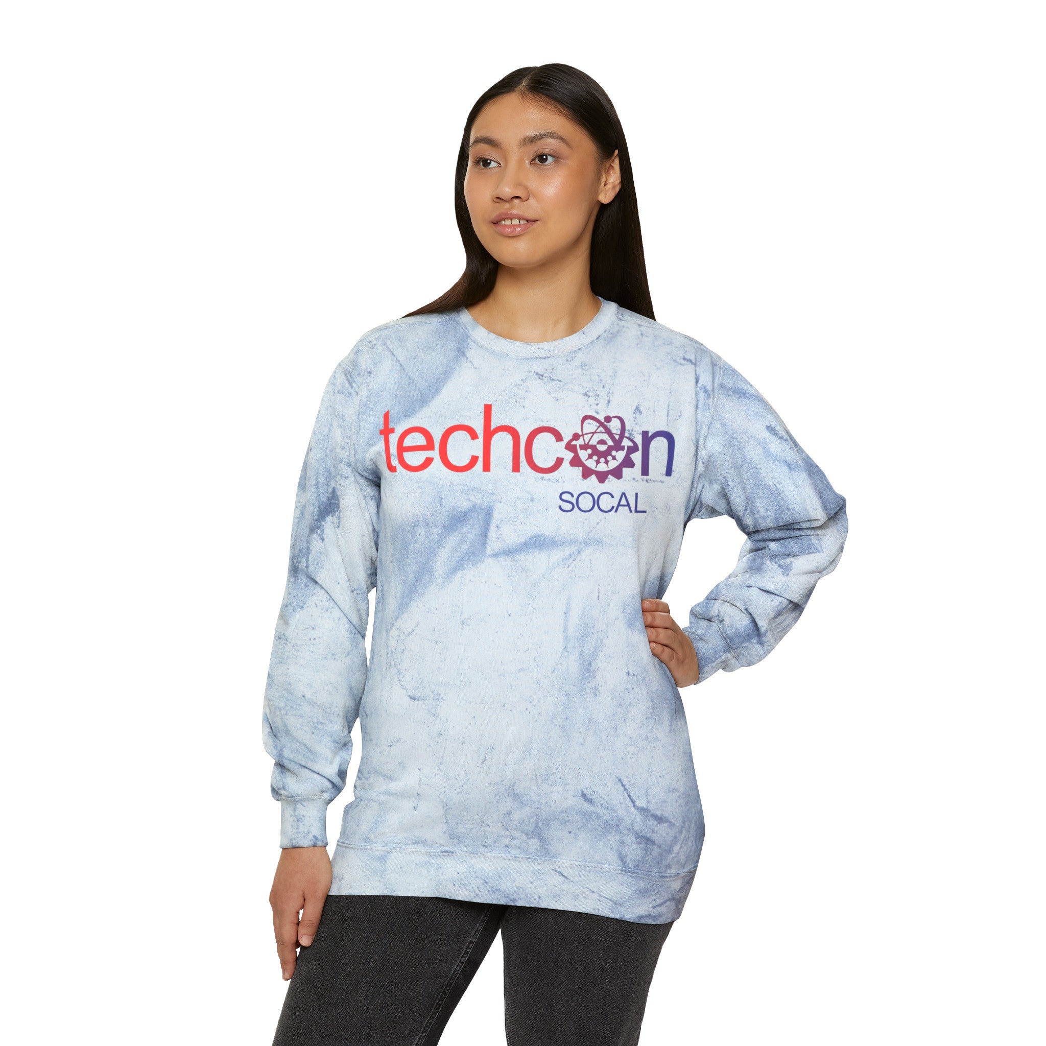TechCon SoCal color blast crewneck sweatshirt