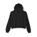 fashion-forward cinched hoodie in soft fleece

